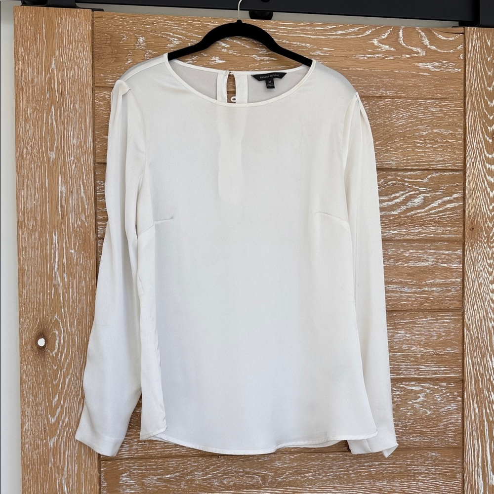 Banana Republic Cream Blouse